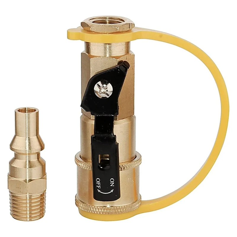 1/4Inch Quick Adapter Brass Adapter For Propane Hose, Propane Or Natural Gas 1/4Inch Quick Adapter Or Disconnect Kit 
1/4Inch Quick Adapter Brass Adapter For Propane Hose, Propane Or Natural Gas 1/4Inch Quick Adapter Or Disconnect Kit
