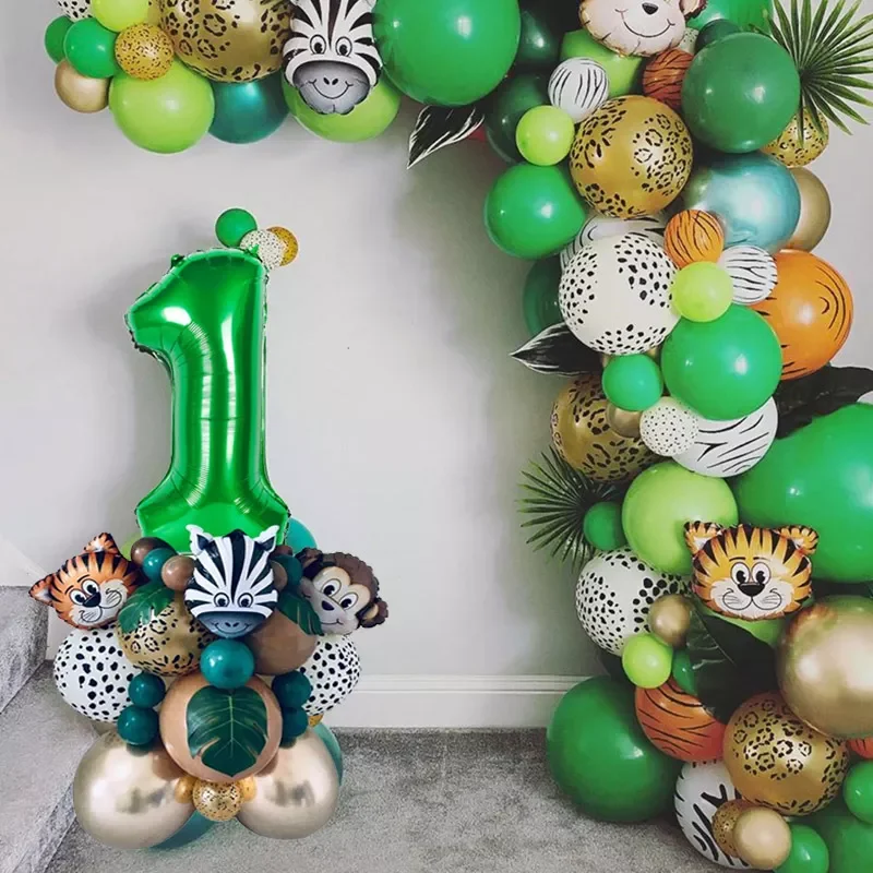 Jungle Safari Party Animal Digital Balloons Set 1 2 3 Years Birthday Party Decoration Tiger Monkey Balloon Boy Babyshower Decors
Jungle Safari Party Animal Digital Balloons Set 1 2 3 Years Birthday Party Decoration Tiger Monkey Balloon Boy Babyshower Decors