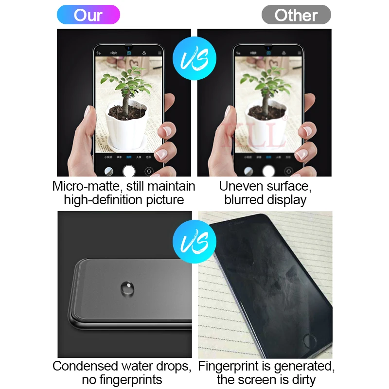 No Fingerprint Matte Frosted Glass for Samsung Galaxy A50 A20 A30 A10 A40 A70 A30S A50S A51 Tempered Glass A71 A21S A20 A70S M31
No Fingerprint Matte Frosted Glass for Samsung Galaxy A50 A20 A30 A10 A40 A70 A30S A50S A51 Tempered Glass A71 A21S A20 A70S M31