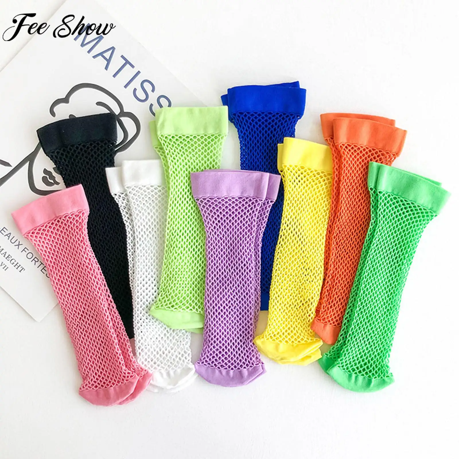 1 Pair Mesh Socks Kids Solid Color Fishnet Stockings High Elastic Breathable Socks for Girls Dress Boys Outfit Accessories
1 Pair Mesh Socks Kids Solid Color Fishnet Stockings High Elastic Breathable Socks for Girls Dress Boys Outfit Accessories