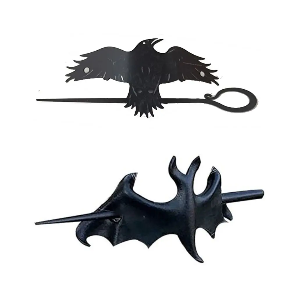 Women Girl Black Raven Headwear Barrette Crow Hairpin Hair Clip Pins Hair Stick Hair Clips
Women Girl Black Raven Headwear Barrette Crow Hairpin Hair Clip Pins Hair Stick Hair Clips