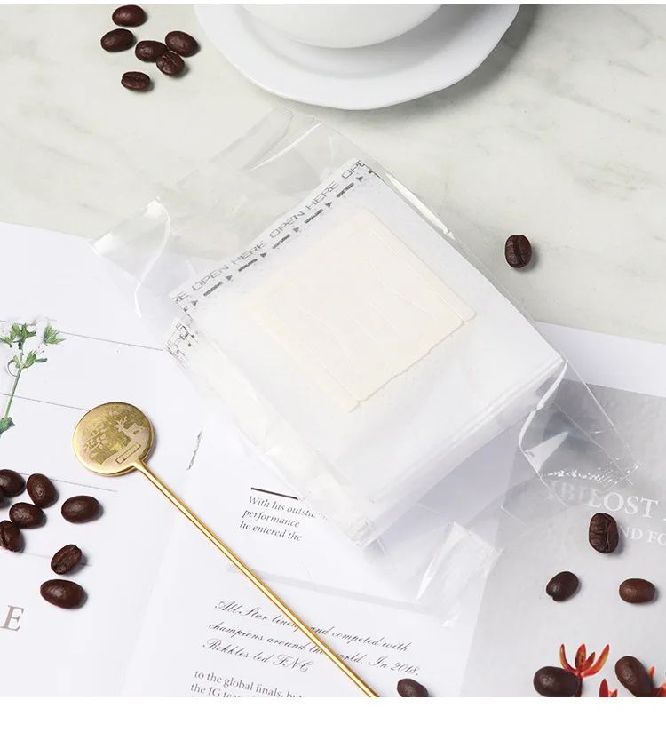 Jet Ear Coffee Filter Bag Coffee Powder Filter Bag Thickened Ear Drip Coffee Filter Paper 50 Pieces
Jet Ear Coffee Filter Bag Coffee Powder Filter Bag Thickened Ear Drip Coffee Filter Paper 50 Pieces