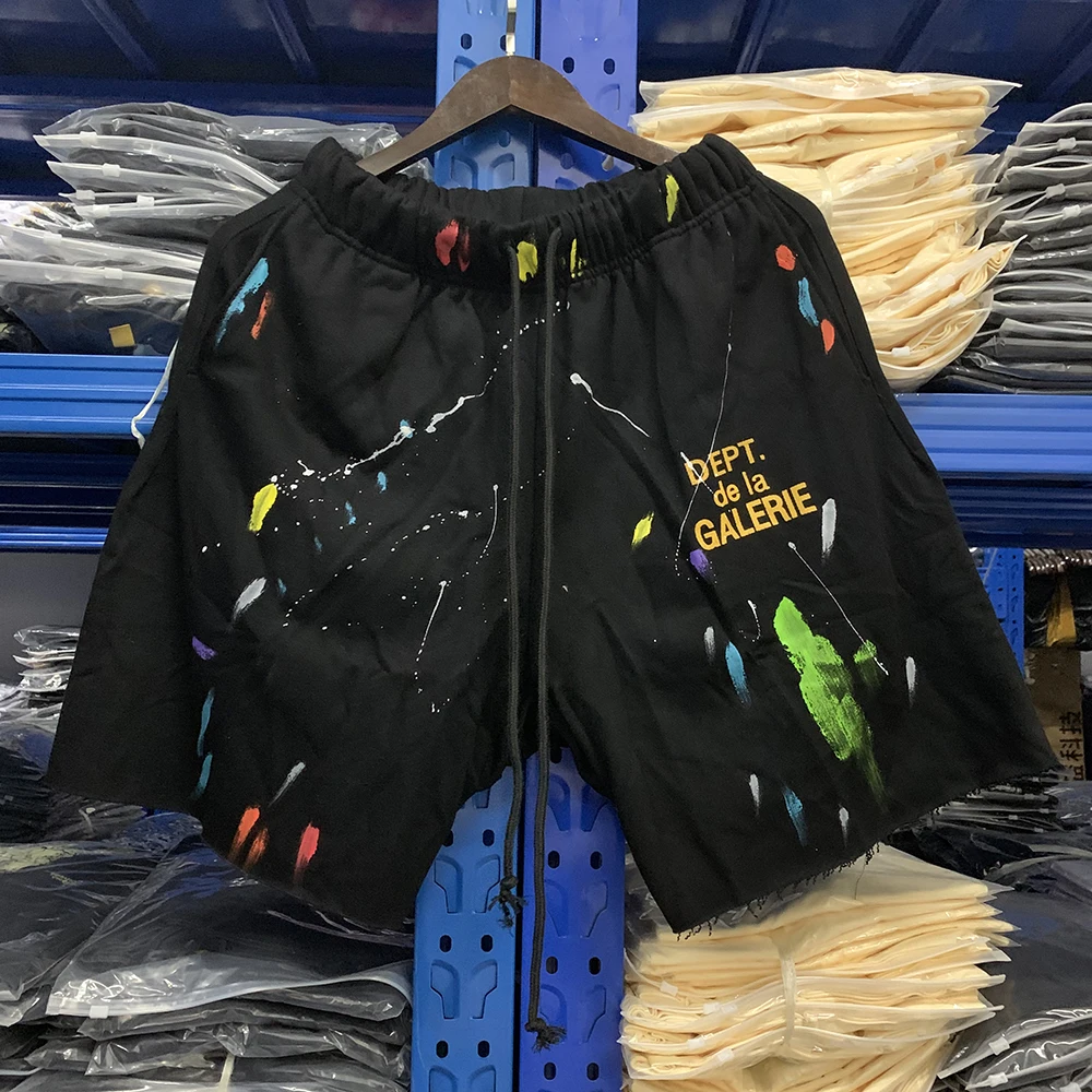 High Street Men Women 1:1 Dept Pants Summer Beach Rhude Splash Hand-painted Cotton Terry Shorts
High Street Men Women 1:1 Dept Pants Summer Beach Rhude Splash Hand-painted Cotton Terry Shorts