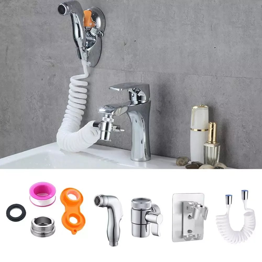 Bathroom Sink Basin Faucet External Shower Head Sprayer Set For Hair Washing Water Saving Flexible Handheld Tap Extension Kit
Bathroom Sink Basin Faucet External Shower Head Sprayer Set For Hair Washing Water Saving Flexible Handheld Tap Extension Kit