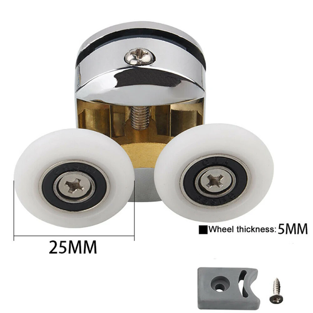 4pcs Shower Door Pulley Zinc Alloy Double Shower Door Rollers Runners Wheels 25mm Wheel Home Tool For Glass Shower Doors
4pcs Shower Door Pulley Zinc Alloy Double Shower Door Rollers Runners Wheels 25mm Wheel Home Tool For Glass Shower Doors