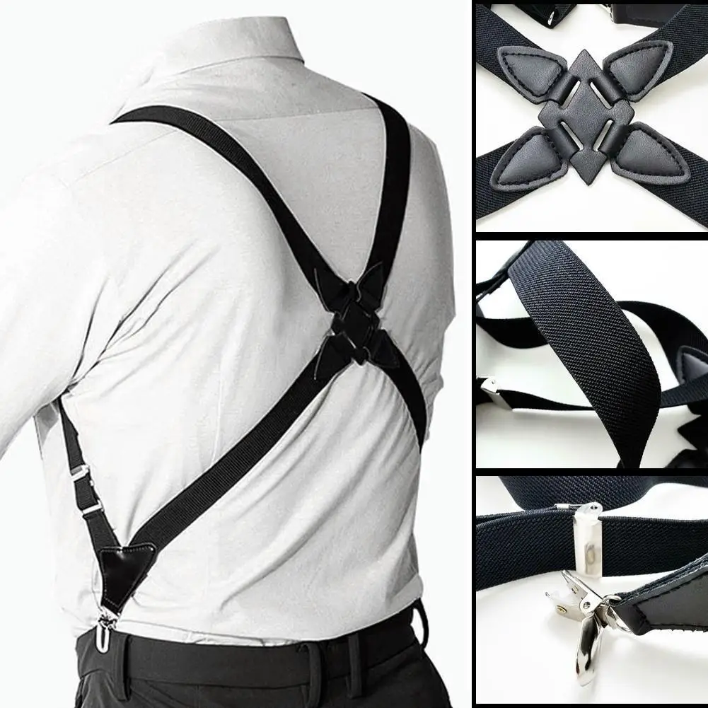 Men's Suspenders Adjustable Braces X Shape Suspender Clip-on Belt Straps Elastic Adult Suspensorio Apparel Accessories 2022 Hot
Men's Suspenders Adjustable Braces X Shape Suspender Clip-on Belt Straps Elastic Adult Suspensorio Apparel Accessories 2022 Hot