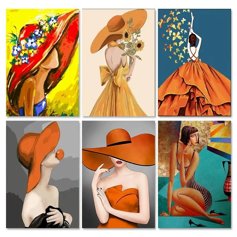 GATYZTORY DIY Painting By Numbers Cartoon Girl Canvas Art Frameless Oil Painting For Home Portrait Handpainted Wall Decor Gift 
GATYZTORY DIY Painting By Numbers Cartoon Girl Canvas Art Frameless Oil Painting For Home Portrait Handpainted Wall Decor Gift