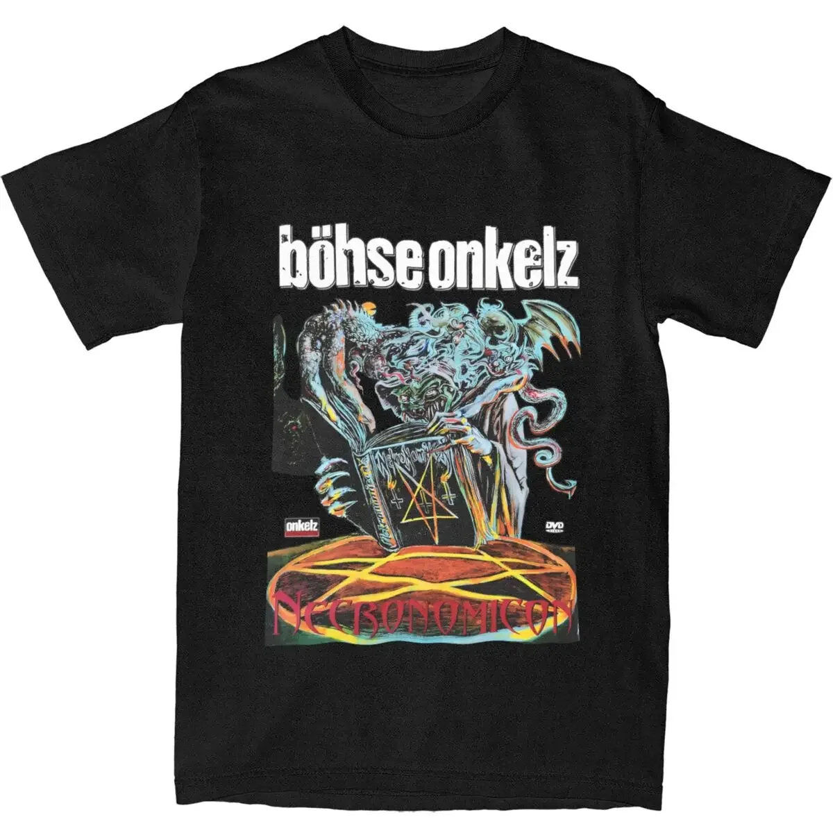 Мужская футболка Bohse Onkelz футболки с черепом в стиле Харадзюку летняя немецким