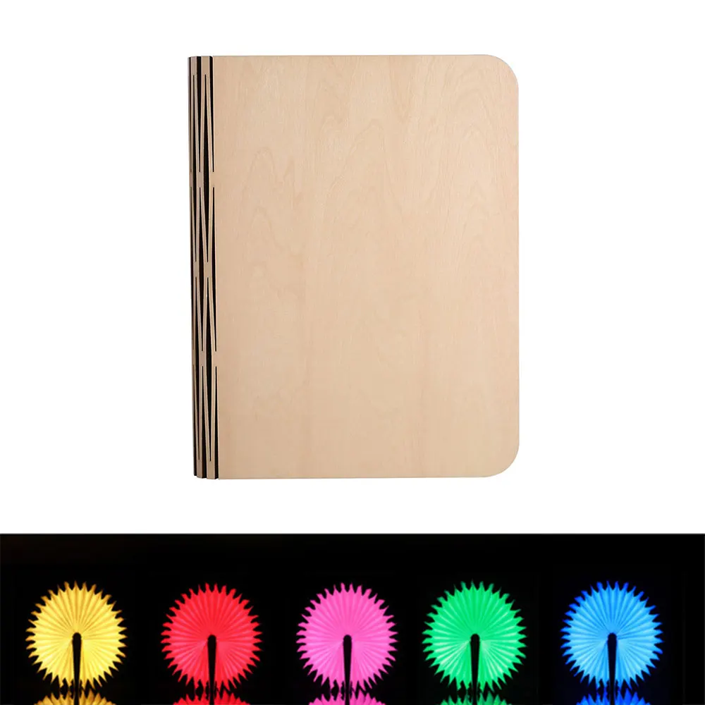 Portable 5 Colors 3D Creative LED Night Light Wooden 5V USB Rechargeable Magnetic Foldable Desk Table Lamp Home Decoration
Portable 5 Colors 3D Creative LED Night Light Wooden 5V USB Rechargeable Magnetic Foldable Desk Table Lamp Home Decoration