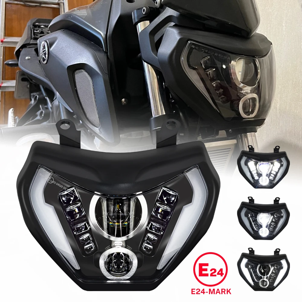 Headlight MT09 LED Lamp MT09 2014-2016 For YAMAHA Headlight MT 09 FZ09 DRL 110W Lights With E-MARK Waterproof Motorcycle
Headlight MT09 LED Lamp MT09 2014-2016 For YAMAHA Headlight MT 09 FZ09 DRL 110W Lights With E-MARK Waterproof Motorcycle