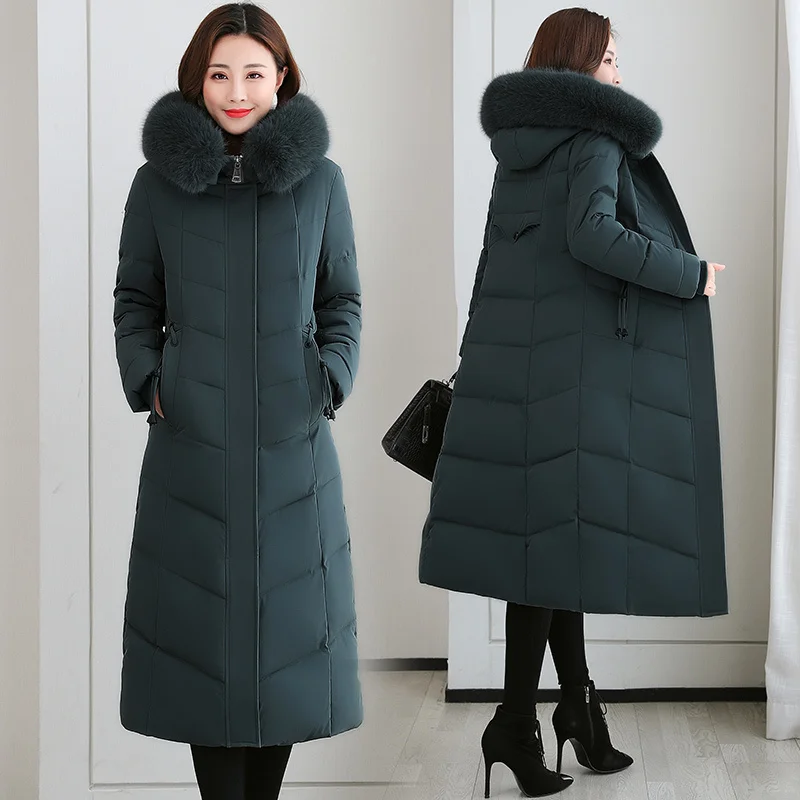 Real Shot of 2022 Winter New Down Cotton Padded Jacket for Women, Medium Length, Over Knee, Popular, Mom's Oversize, Thickened
Real Shot of 2022 Winter New Down Cotton Padded Jacket for Women, Medium Length, Over Knee, Popular, Mom's Oversize, Thickened