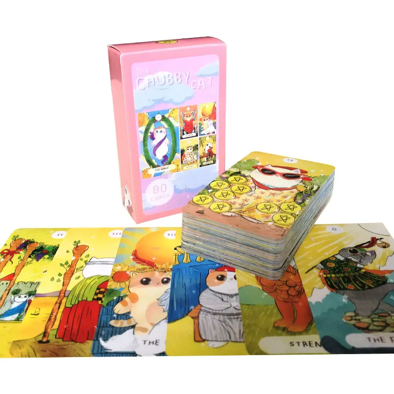 Full English Cat Tarot Oracle Card For Entertainment Fate Prophecy Divination Family Party Tarot 78 Card Deck PDF Guide
Full English Cat Tarot Oracle Card For Entertainment Fate Prophecy Divination Family Party Tarot 78 Card Deck PDF Guide