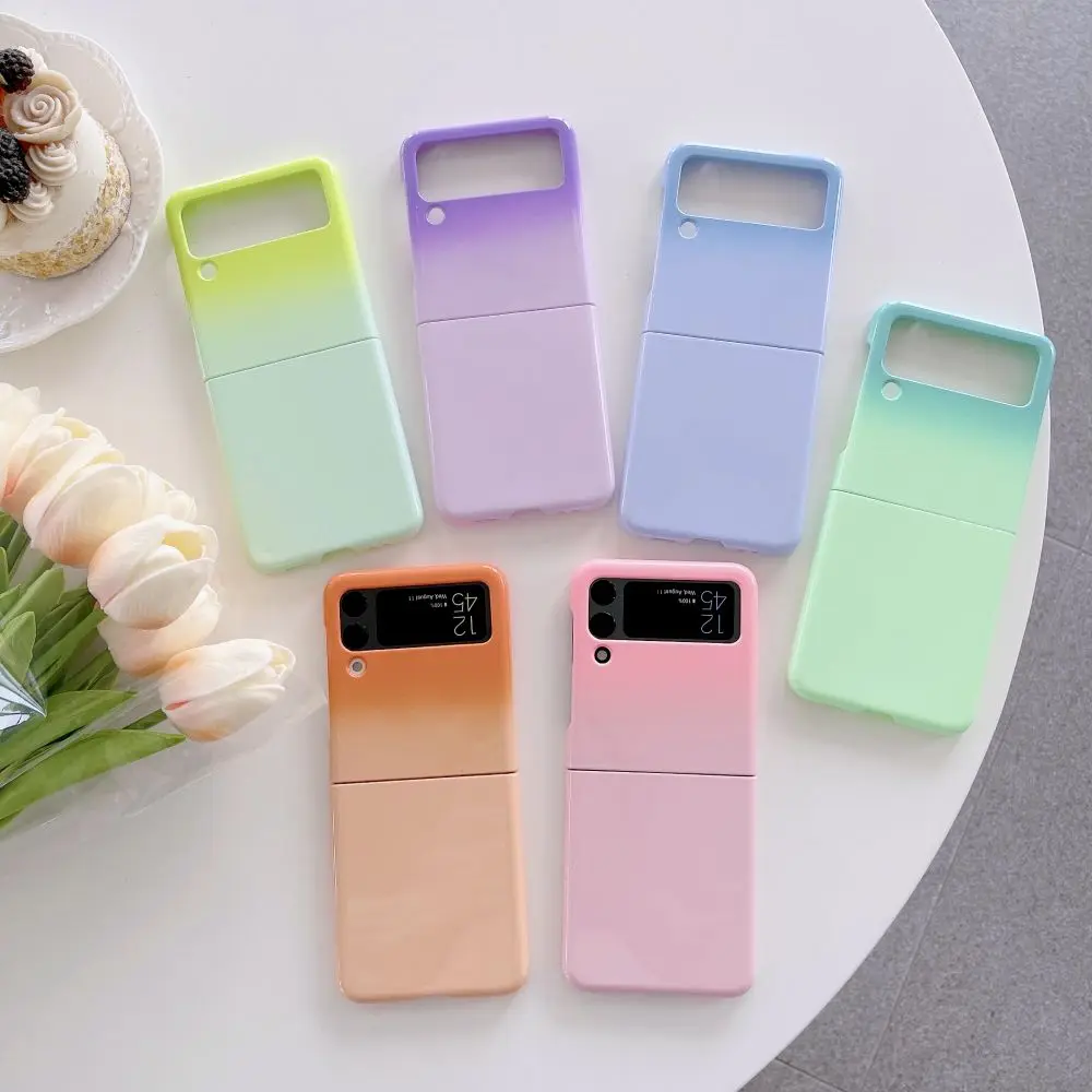 For Samsung Galaxy Z Flip 4 Case Glossy Gradient Folding phone Case For Samsung Z Flip 3 5G ZFlip4 Shockproof Hard Back Cover
For Samsung Galaxy Z Flip 4 Case Glossy Gradient Folding phone Case For Samsung Z Flip 3 5G ZFlip4 Shockproof Hard Back Cover