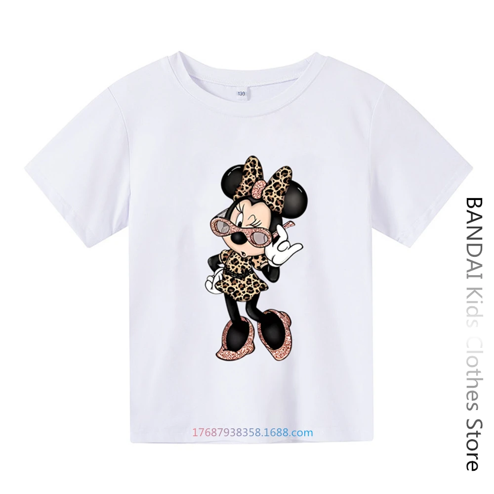 Disney Minnie Mouse Cotton Tshirt Kids Summer Cartoon Casual Short-sleeved T-shirt Baby Boy Clothes Girls Clothing
Disney Minnie Mouse Cotton Tshirt Kids Summer Cartoon Casual Short-sleeved T-shirt Baby Boy Clothes Girls Clothing