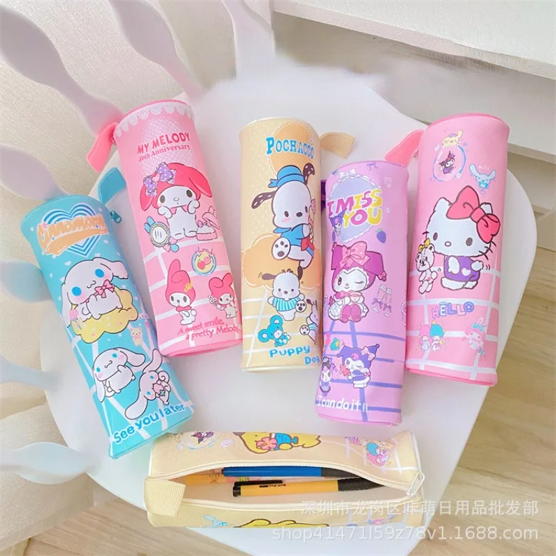 Anime Sanrio Hello Kitty Pompompurin Cinnamoroll Cartoon Stationery Case Large-capacity Cylinder Student Stationery Storage Box
Anime Sanrio Hello Kitty Pompompurin Cinnamoroll Cartoon Stationery Case Large-capacity Cylinder Student Stationery Storage Box