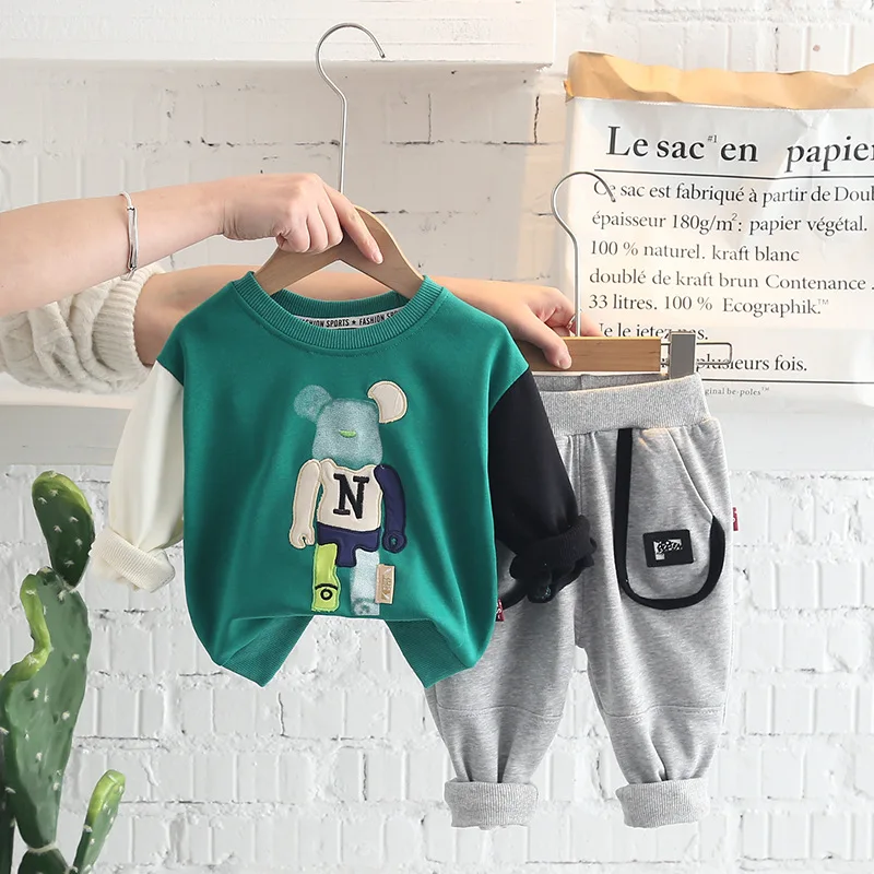 Toddler Children Clothing Baby Boy Clothes Sets Cartoon T-shirt+ pants 2pcs Infant Outfits Kids Bebes Tracksuits
Toddler Children Clothing Baby Boy Clothes Sets Cartoon T-shirt+ pants 2pcs Infant Outfits Kids Bebes Tracksuits