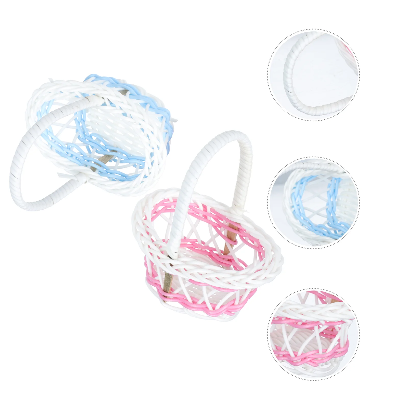 Basket Flower Mini Wedding Baskets Hamper Picnic Girl Woven Giftwicker Decoration Centerpiece Table Small Party Snack Artificial 
Basket Flower Mini Wedding Baskets Hamper Picnic Girl Woven Giftwicker Decoration Centerpiece Table Small Party Snack Artificial