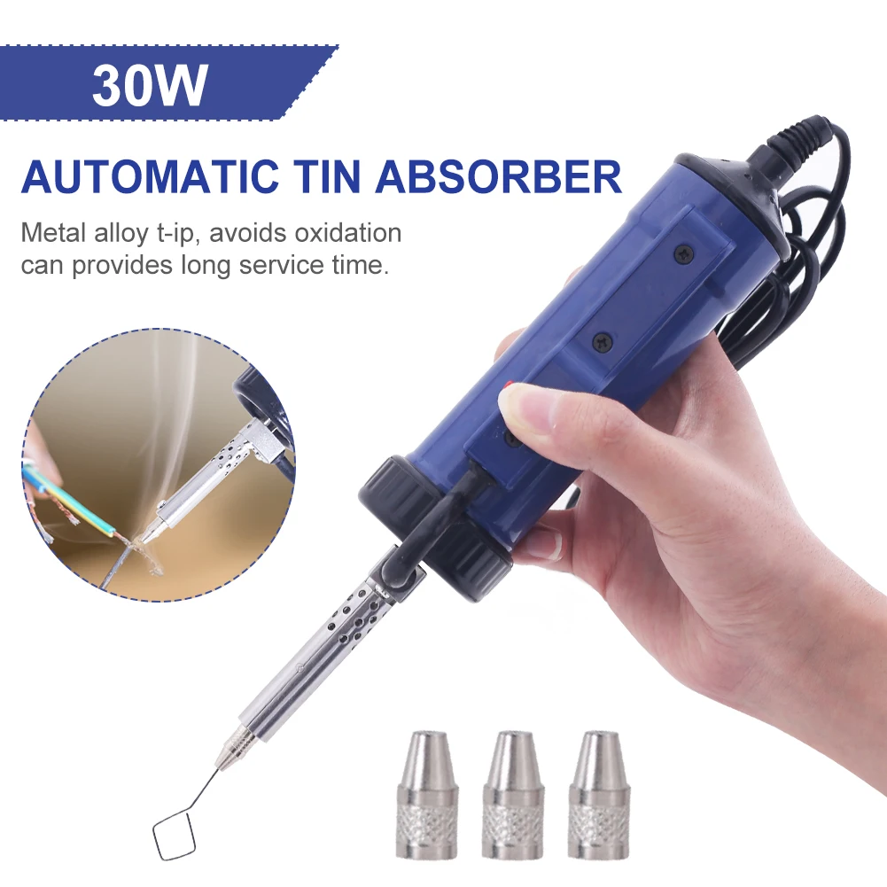Powerful Electric Desoldering Pump Suction Tin Vacuum Removal Tool Removal Hand Welding Tools Solder Iron Desolder Gun
Powerful Electric Desoldering Pump Suction Tin Vacuum Removal Tool Removal Hand Welding Tools Solder Iron Desolder Gun