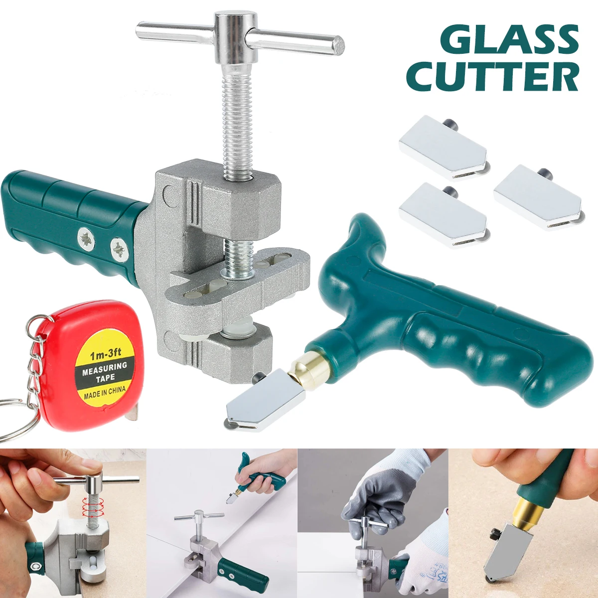 High-Strength Glass Cutter Tile Handheld Multi-Function Portable Opener Home Tile Cutter Diamond Cutting Hand Tools Glass cutter
High-Strength Glass Cutter Tile Handheld Multi-Function Portable Opener Home Tile Cutter Diamond Cutting Hand Tools Glass cutter