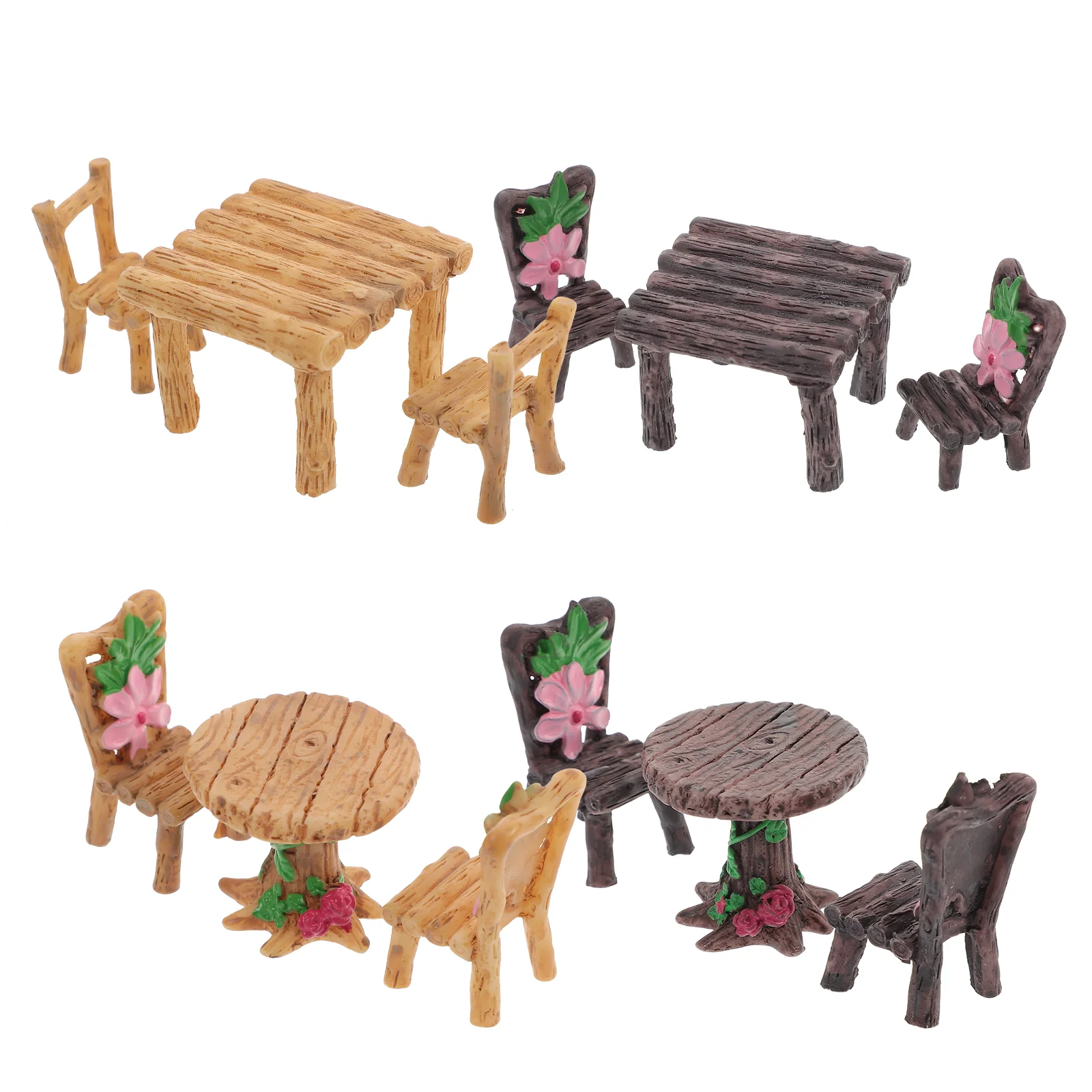 4 Sets Fairy Gardens Table Chairs Cupcake Decorating House Furniture Ornament Miniature Small Landscaping Ornaments Figures
4 Sets Fairy Gardens Table Chairs Cupcake Decorating House Furniture Ornament Miniature Small Landscaping Ornaments Figures