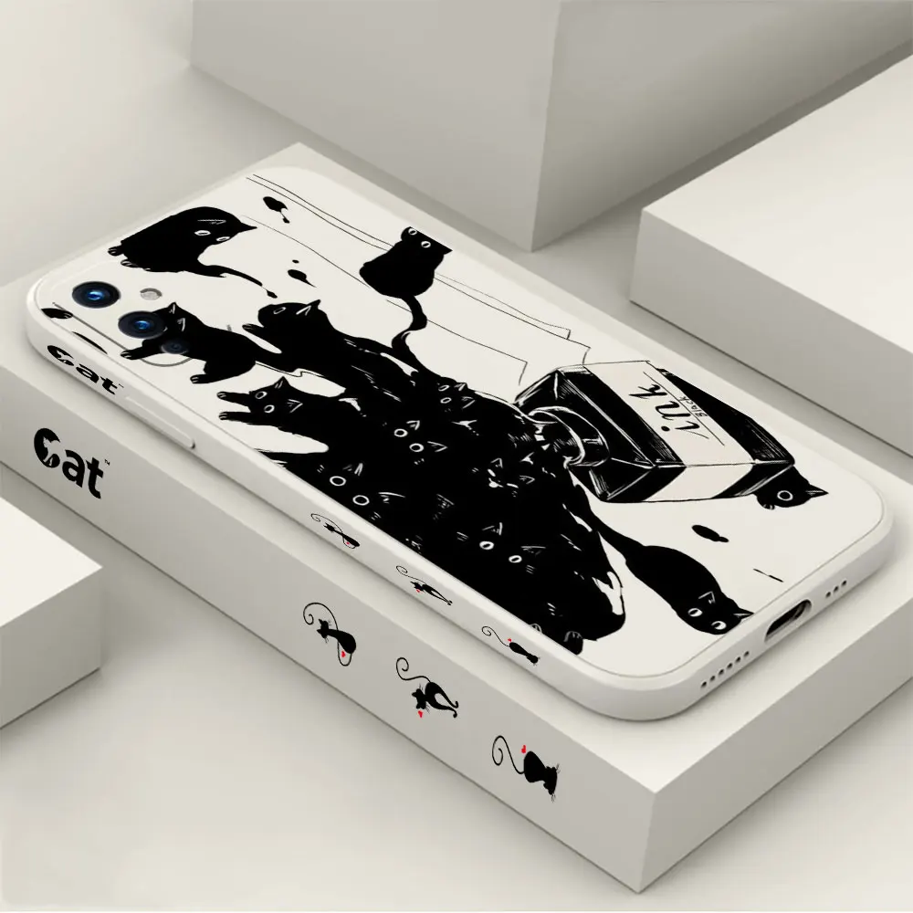 Cute Black Naughty Cat Phone Case For Oneplus 11 10 9 9RT 9R 8 8T 7 7T ACE 2 2V NOTE CE 2 Pro Lite Liquid Cover Funda Cqoue Capa
Cute Black Naughty Cat Phone Case For Oneplus 11 10 9 9RT 9R 8 8T 7 7T ACE 2 2V NOTE CE 2 Pro Lite Liquid Cover Funda Cqoue Capa