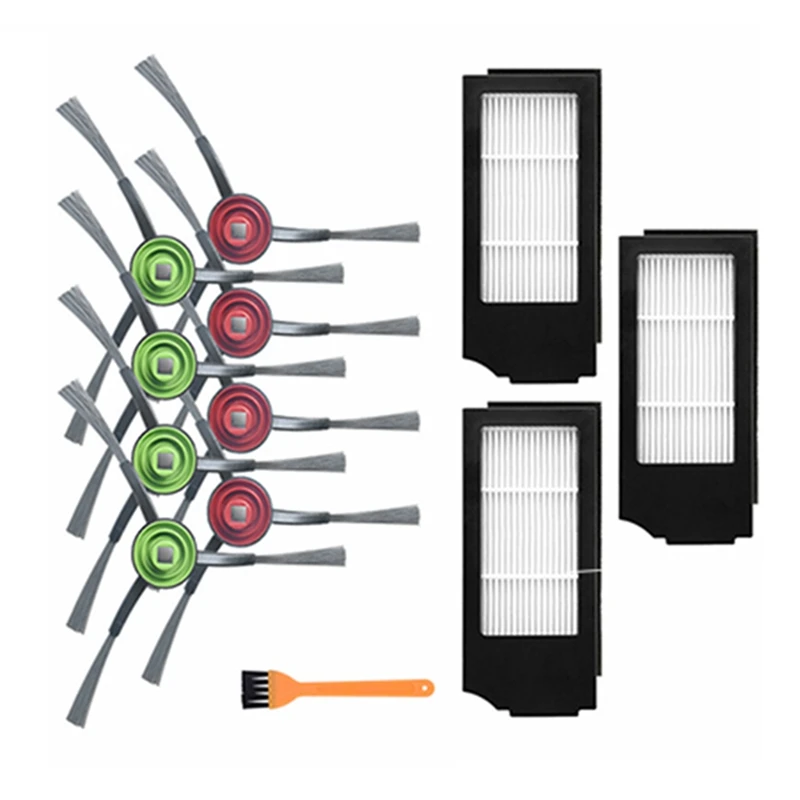 SANQ 12 шт. Для Ecovacs X1 TURBO/OMNI Запчасти для робота-пылесоса, сменный рулон, основная щетка, боковые щетки, HEPA фильтр
SANQ 12 шт. Для Ecovacs X1 TURBO/OMNI Запчасти для робота-пылесоса, сменный рулон, основная щетка, боковые щетки, HEPA фильтр
