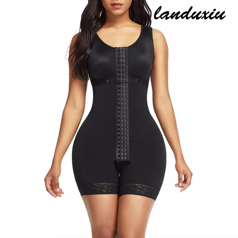 Landuxiu High-Elastic Mesh Strip 3-Breasted Open Lace Edge Postpartum Obesity One-Piece Slim Body Weight Sculpting Clothing
Landuxiu High-Elastic Mesh Strip 3-Breasted Open Lace Edge Postpartum Obesity One-Piece Slim Body Weight Sculpting Clothing