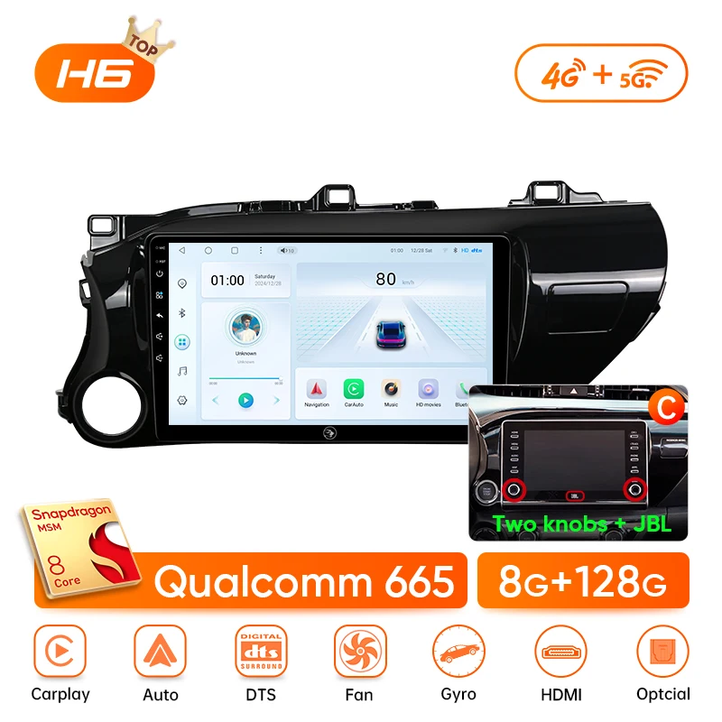 Автомобильное радио Ainavi для Toyota Hilux LHD 2015 2016 2017 2018 2020 2021 2023, беспроводной Carplay Android, авто, мультимедийный плеер, стерео
Автомобильное радио Ainavi для Toyota Hilux LHD 2015 2016 2017 2018 2020 2021 2023, беспроводной Carplay Android, авто, мультимедийный плеер, стерео