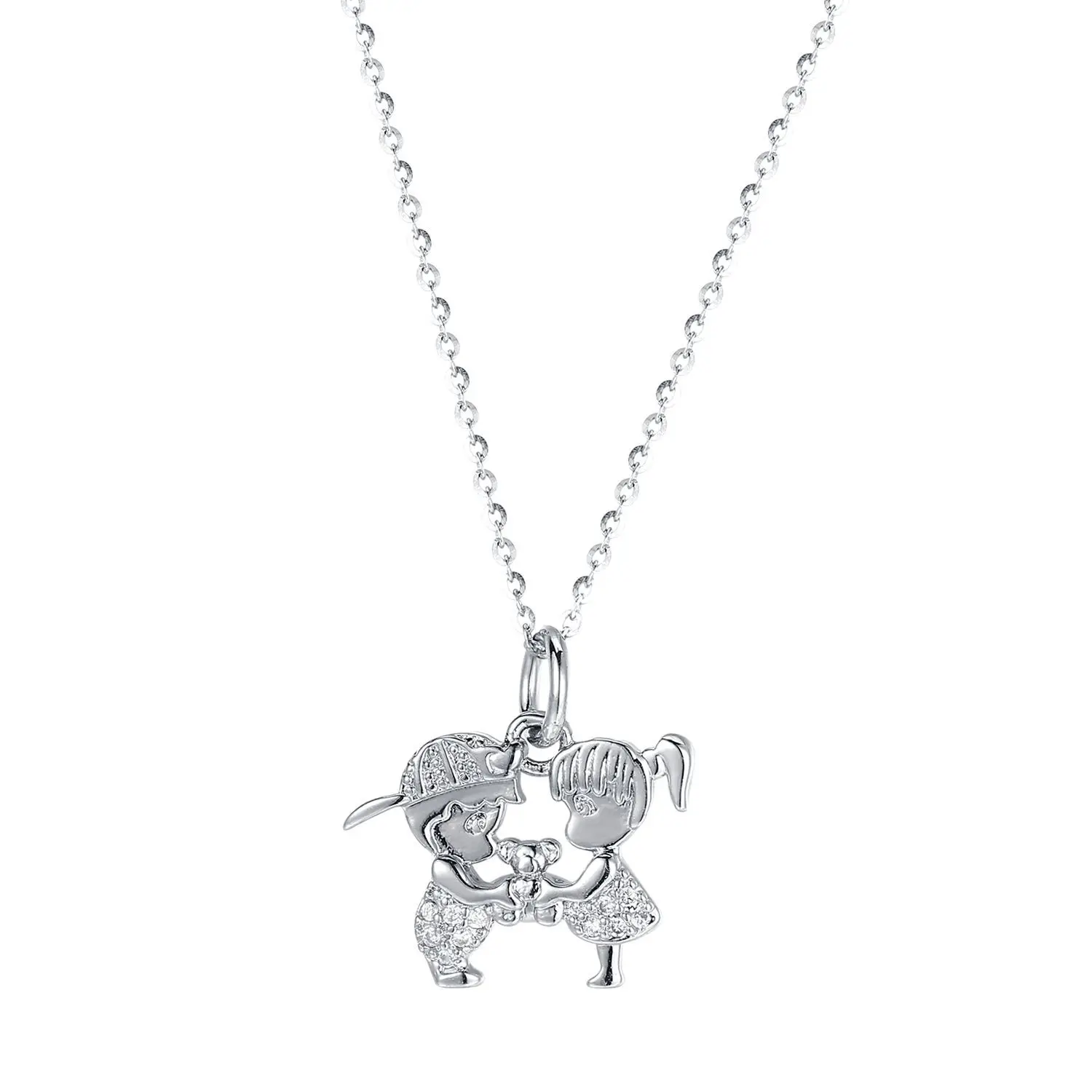 sells 925S sterling silver diamond pendants for little boys and girls, simple love necklaces, gifts for couples
sells 925S sterling silver diamond pendants for little boys and girls, simple love necklaces, gifts for couples