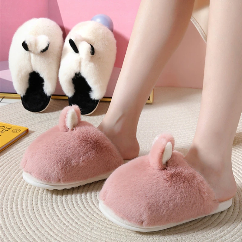 Winter Soft Sole Women's Cotton Slippers At Home 2023 New Cartoon Cute Rabbit Indoor Household Anti Slip and Warm Plush Slippers
Winter Soft Sole Women's Cotton Slippers At Home 2023 New Cartoon Cute Rabbit Indoor Household Anti Slip and Warm Plush Slippers