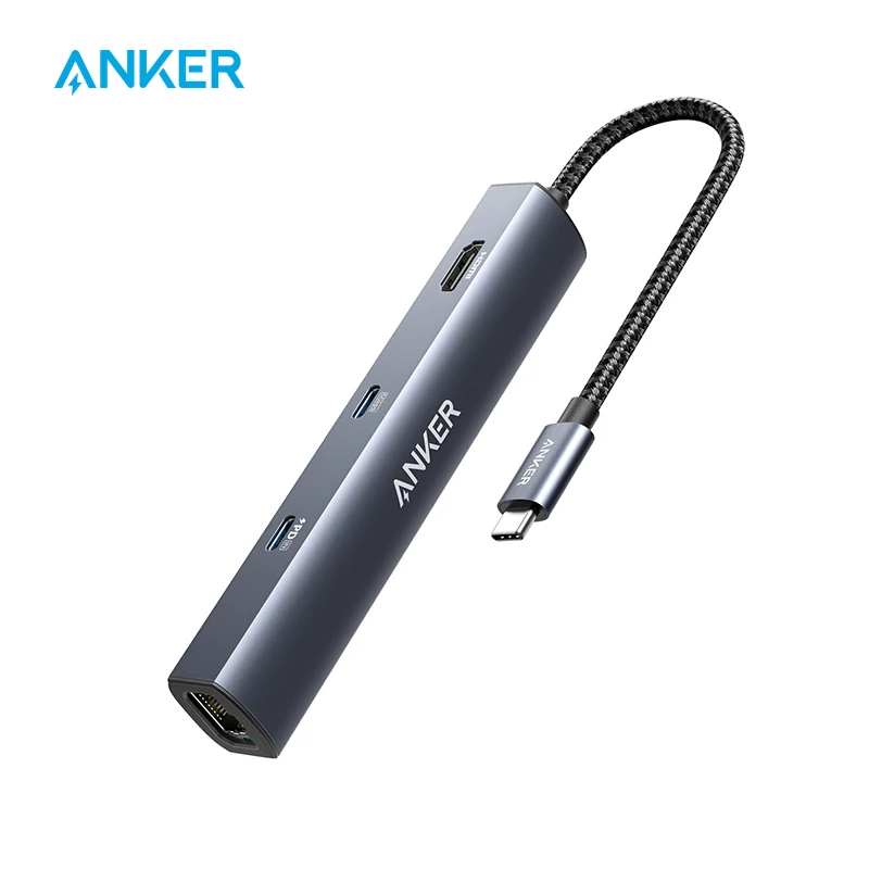 Anker USB C Hub, PowerExpand 6-in-1 USB C PD Ethernet Hub with 65W Power Delivery, 4K HDMI, 1Gbps Ethernet,2 USB 3.0 Data Ports
Anker USB C Hub, PowerExpand 6-in-1 USB C PD Ethernet Hub with 65W Power Delivery, 4K HDMI, 1Gbps Ethernet,2 USB 3.0 Data Ports