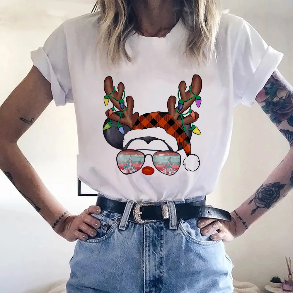 Christmas Mickey Fashion Disney T Shirt Women Hipster Street Trend Short Sleeve Edgy Tops Tumblr Xmas Vibes Female Blouses
Christmas Mickey Fashion Disney T Shirt Women Hipster Street Trend Short Sleeve Edgy Tops Tumblr Xmas Vibes Female Blouses