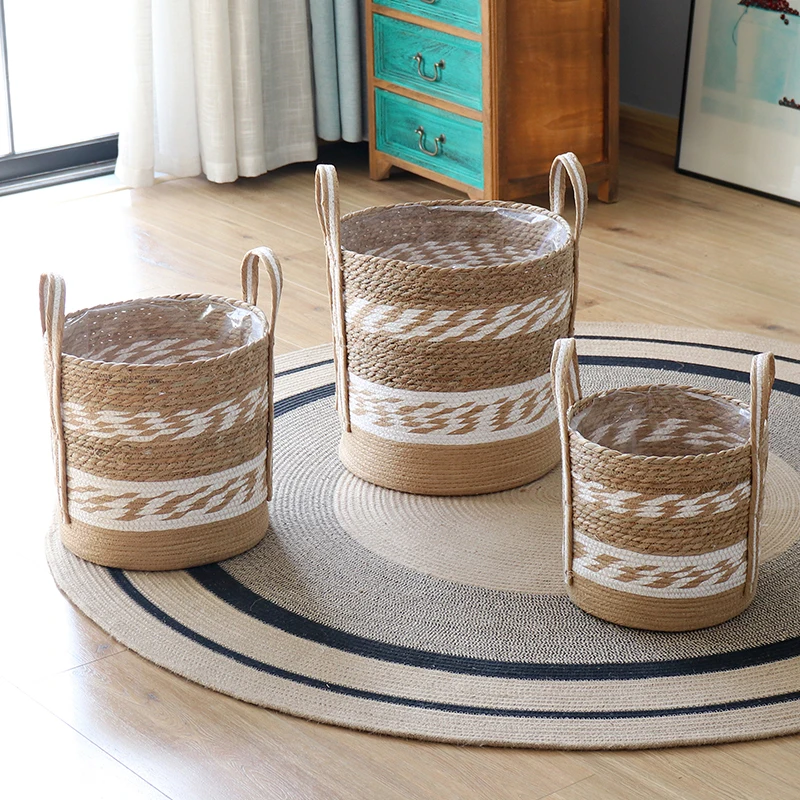 Grass Woven Flower Baskets Woven Flower Pots Turtle Backed Bamboo Green Plants Large Set Pots Living Room Balcony Decoration 
Grass Woven Flower Baskets Woven Flower Pots Turtle Backed Bamboo Green Plants Large Set Pots Living Room Balcony Decoration