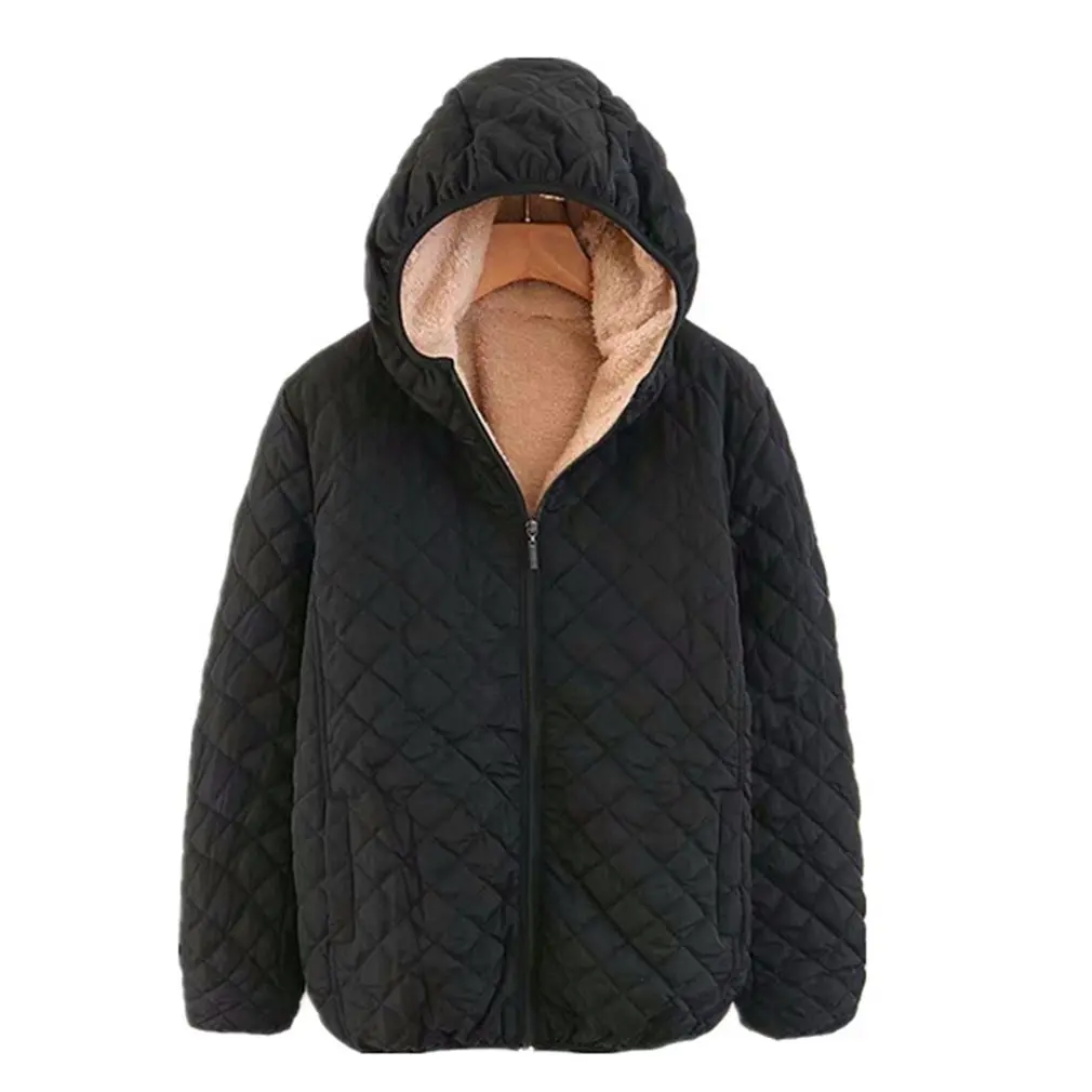 Short Lamb Velvet Plaid Hooded Lightweight Padded Jackets Padded Student Warmth Household Padded Jackets All-match
Short Lamb Velvet Plaid Hooded Lightweight Padded Jackets Padded Student Warmth Household Padded Jackets All-match