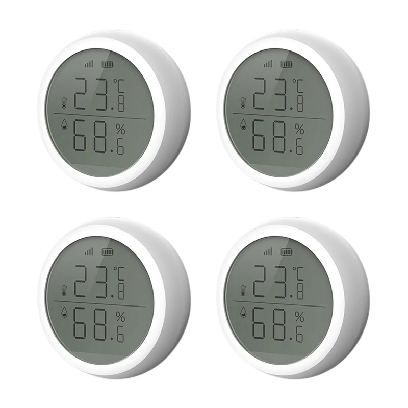 4X Zigbee 3.0 Wireless Temperature Sensor Tuya And Smart Life App Control Temperature And Humidity Sensor
4X Zigbee 3.0 Wireless Temperature Sensor Tuya And Smart Life App Control Temperature And Humidity Sensor