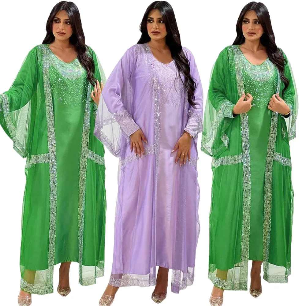 New Summer Women Party Abaya Dress Prom Muslim 2 Pieces Set Lace Wedding Banquet Long Dresses Long Sleeve Festa Vestidos Mujer
New Summer Women Party Abaya Dress Prom Muslim 2 Pieces Set Lace Wedding Banquet Long Dresses Long Sleeve Festa Vestidos Mujer