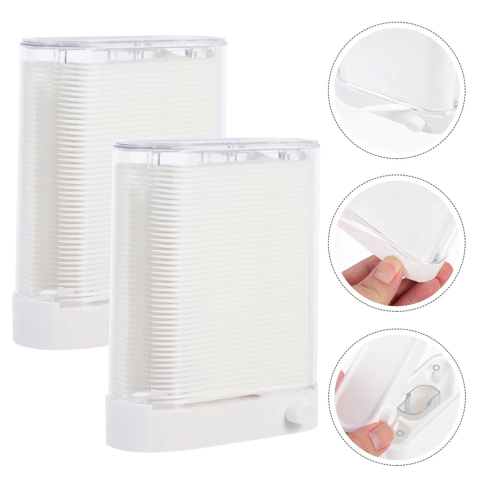 2 Boxes Automatic Boxed Dental Floss Teeth Flosses Picks Dispensers Travel Outdoor Plastic Portable Pp Household Containers
2 Boxes Automatic Boxed Dental Floss Teeth Flosses Picks Dispensers Travel Outdoor Plastic Portable Pp Household Containers