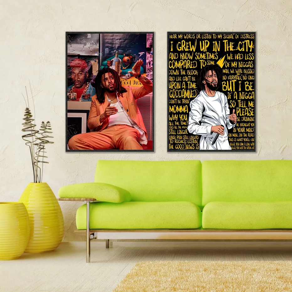 J. Cole Rap Music Singer Poster Art Canvas Painting Definition Hip Hop Art Prints Rapper Wall Pictures Home Decor
J. Cole Rap Music Singer Poster Art Canvas Painting Definition Hip Hop Art Prints Rapper Wall Pictures Home Decor