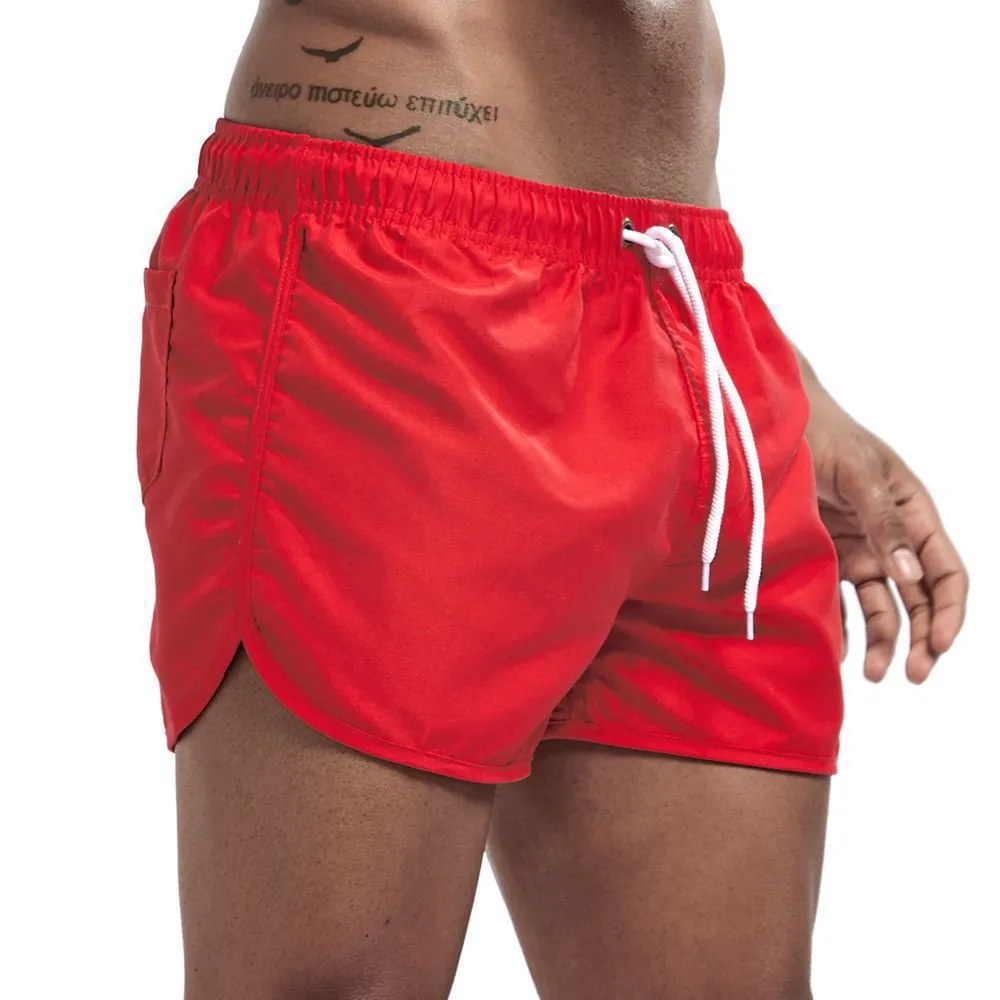 2021 Mens Drawstring Beach Shorts Sport Training Bodybuilding Gym Fitness Soccer Tennis Training Pants Swim Trunks For Swimming
2021 Mens Drawstring Beach Shorts Sport Training Bodybuilding Gym Fitness Soccer Tennis Training Pants Swim Trunks For Swimming