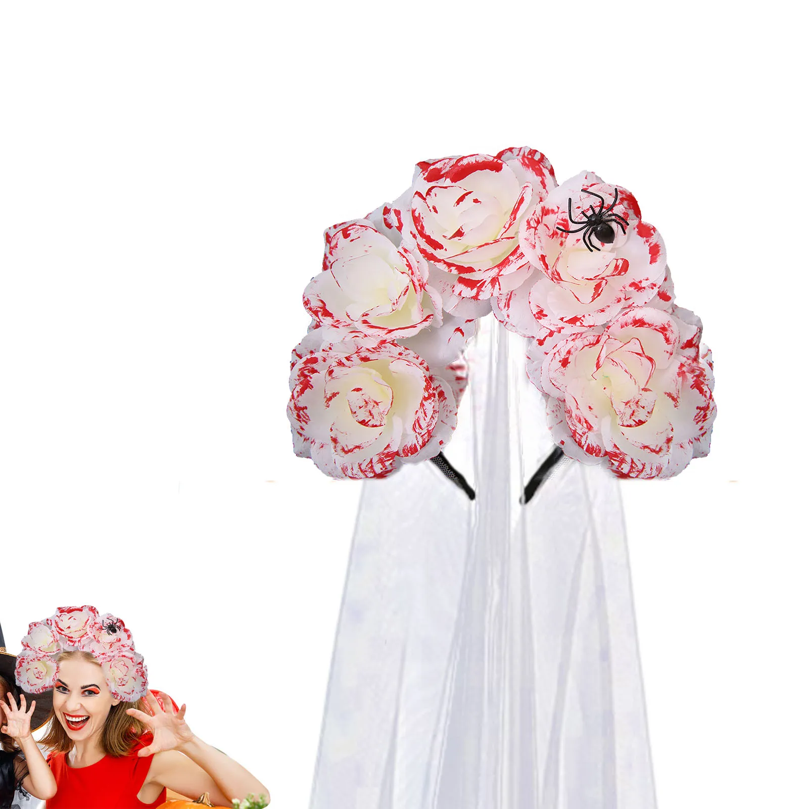Halloween Costume Headband Halloween Headbands Bull Horn & Bride Headwear With Roses Spooky Halloween Costume Accessories Party
Halloween Costume Headband Halloween Headbands Bull Horn & Bride Headwear With Roses Spooky Halloween Costume Accessories Party