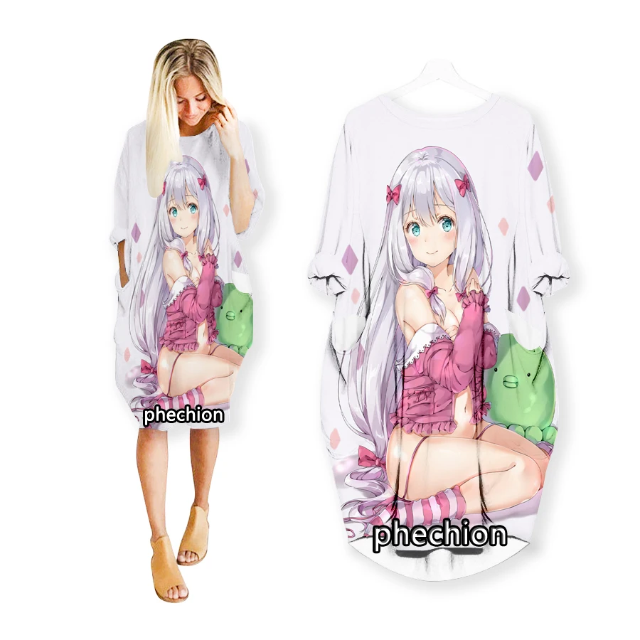 phechion New Anime Izumi Sagiri 3D Print Fashion Dresses Casual Mid-length Dress Women Clothing Pocket Long Sleeve Tops R50 
phechion New Anime Izumi Sagiri 3D Print Fashion Dresses Casual Mid-length Dress Women Clothing Pocket Long Sleeve Tops R50