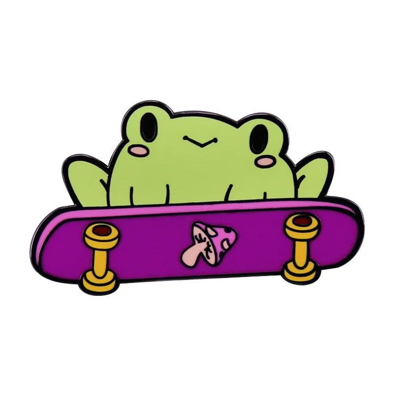 Cartoon Cute Frog Mushroom Skateboard Enamel Brooch Pin Jacket Lapel Pins Brooches Badges Denim Exquisite Jewelry Accessories
Cartoon Cute Frog Mushroom Skateboard Enamel Brooch Pin Jacket Lapel Pins Brooches Badges Denim Exquisite Jewelry Accessories
