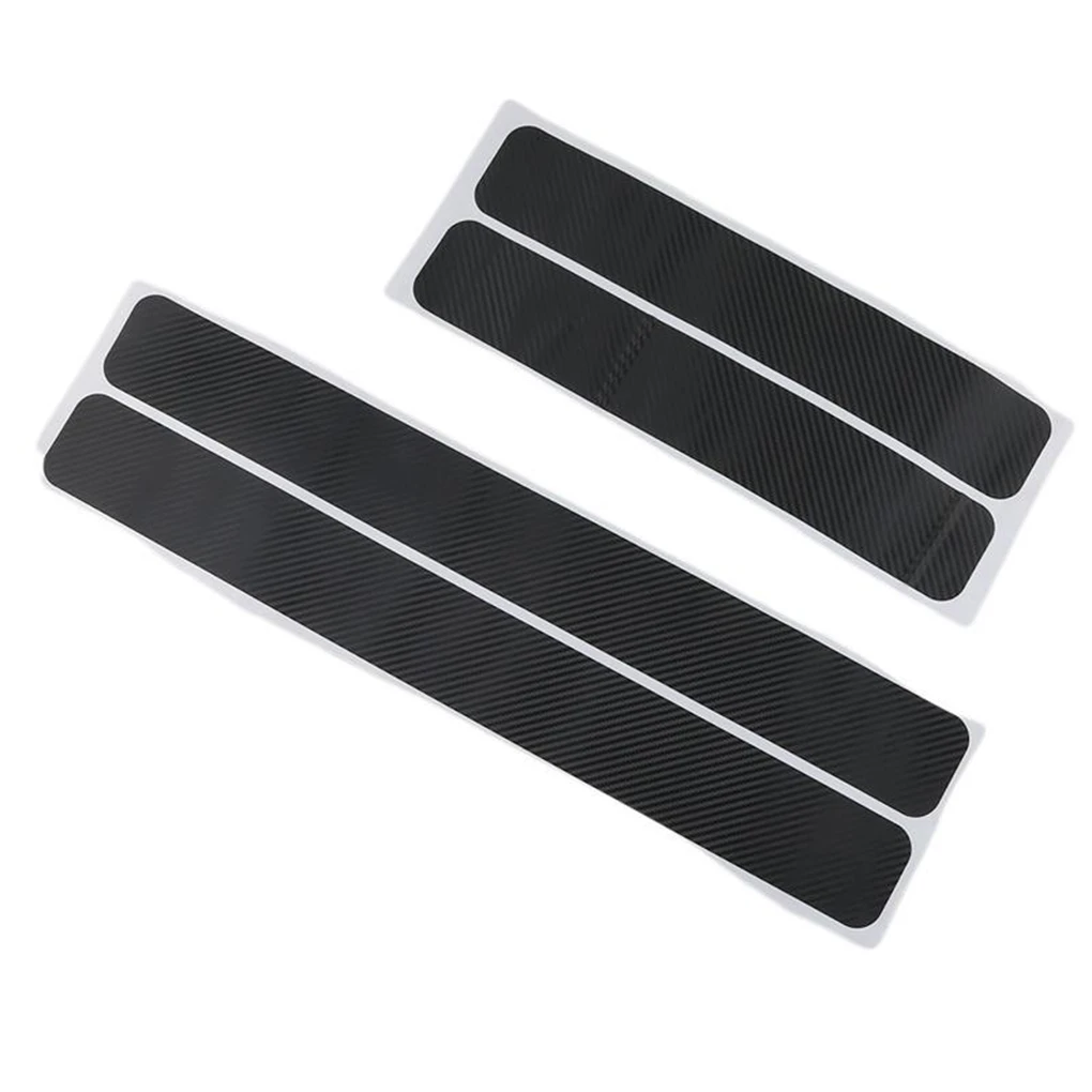 4PCS 3D Car Door Sill Anti Scuff Protective Pedal Protect Black Carbon Fiber Stickers Vehicle Accessories 
4PCS 3D Car Door Sill Anti Scuff Protective Pedal Protect Black Carbon Fiber Stickers Vehicle Accessories