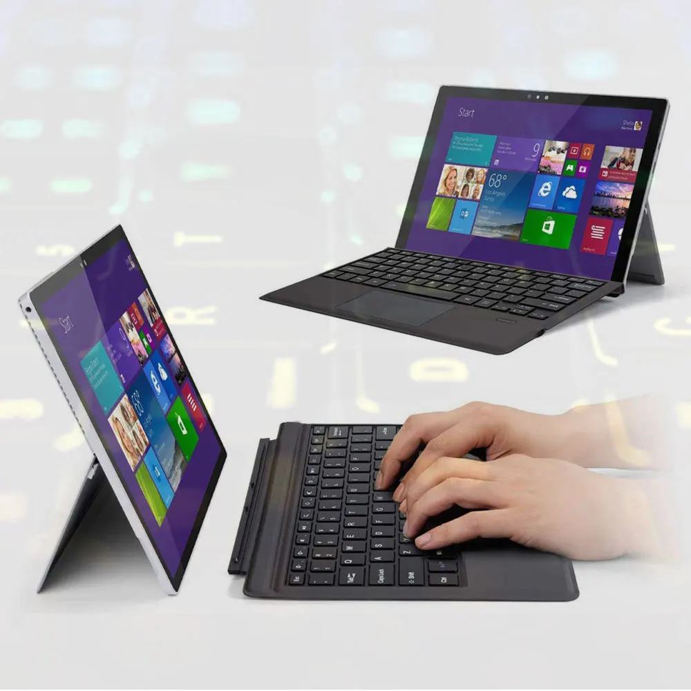 Backlit Wireless Keyboard for Microsoft Surface Pro 7 6 5 4 3 7+ teclados sem fio inalambrico Bluetooth Touchpad Keyboard Tablet
Backlit Wireless Keyboard for Microsoft Surface Pro 7 6 5 4 3 7+ teclados sem fio inalambrico Bluetooth Touchpad Keyboard Tablet