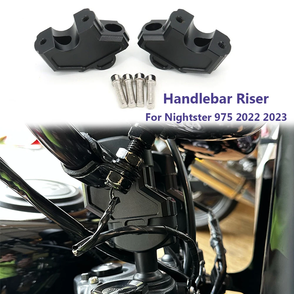 Для Harley Nightster 975 RH975 RH 2022 2023 2024 Новинка мотоциклетные ассекори черный руль стойка