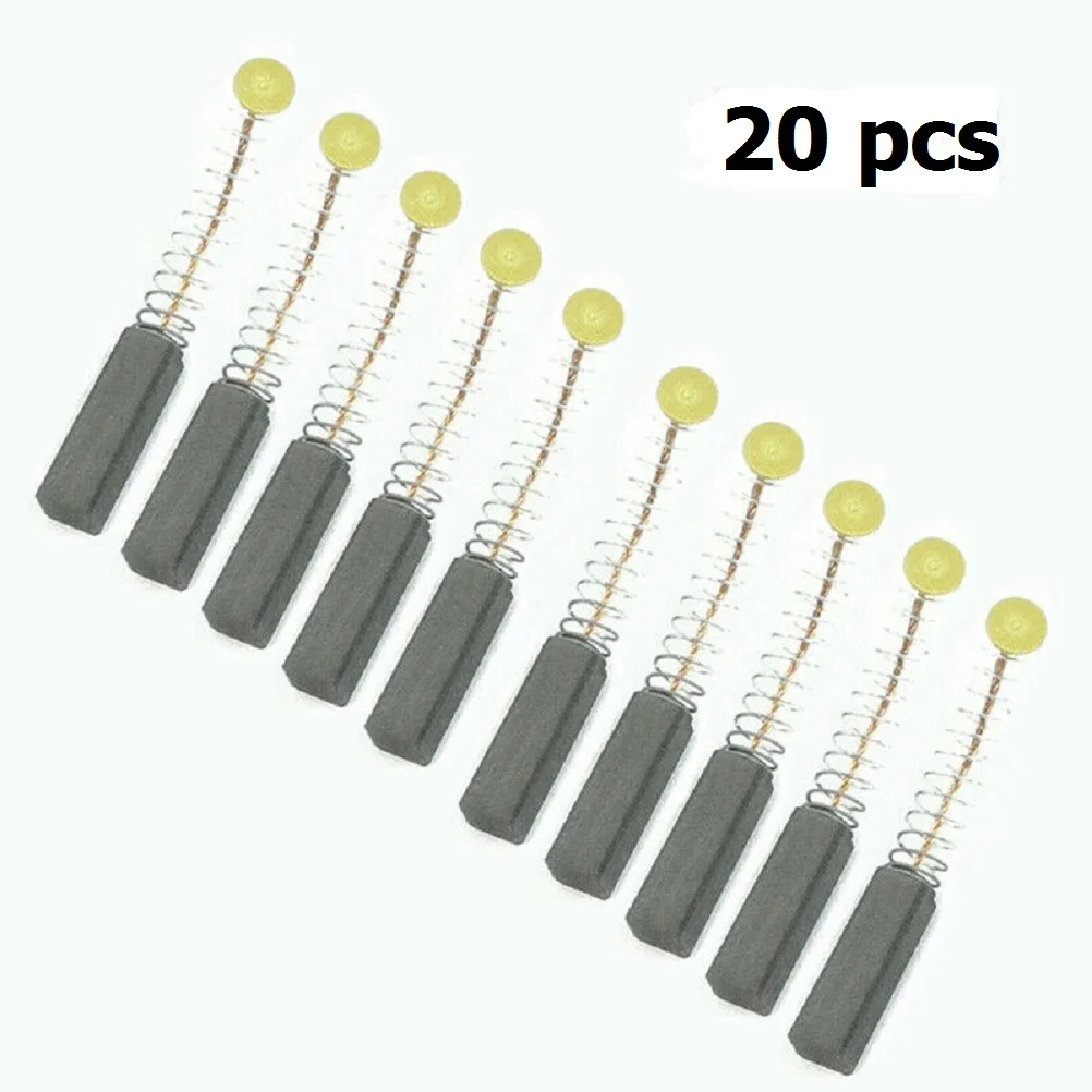 20pcs Motor Carbon Brushes 6*6*20mm For Lectric Motor Power Drill Carving Machine Power Tool Accessories Replacement
20pcs Motor Carbon Brushes 6*6*20mm For Lectric Motor Power Drill Carving Machine Power Tool Accessories Replacement