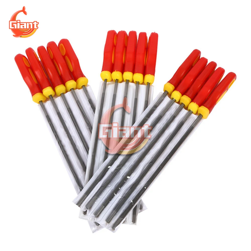 5pcs High Carbon Steel Sharpening Chainsaw Saw Chain Files Sharpener for Woodwork Chainsaw File 4/4.8/5.5mm
5pcs High Carbon Steel Sharpening Chainsaw Saw Chain Files Sharpener for Woodwork Chainsaw File 4/4.8/5.5mm
