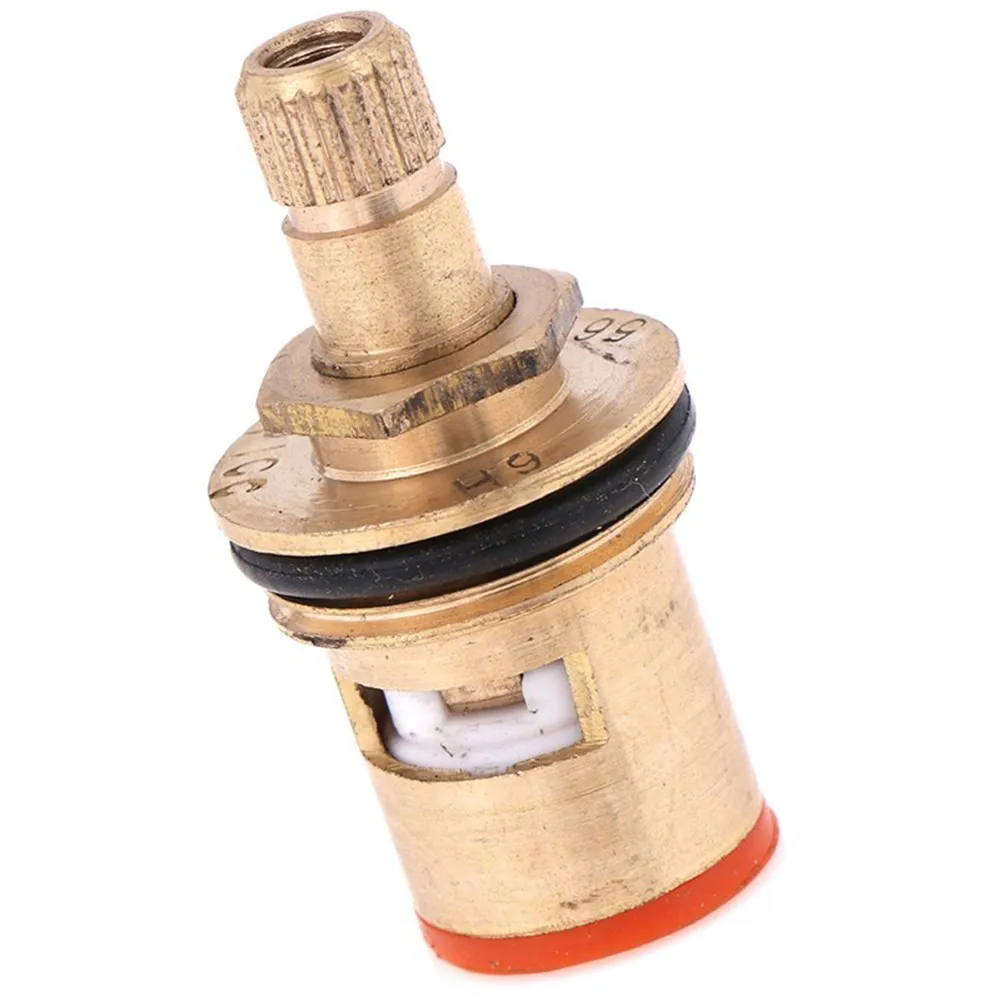 1/2" Quarter Turn Valve Faucet Cartridges 20 Teeth Replacement Brass Ceramic Disc Tap Valve Bathroom Faucet Accessories
1/2" Quarter Turn Valve Faucet Cartridges 20 Teeth Replacement Brass Ceramic Disc Tap Valve Bathroom Faucet Accessories
