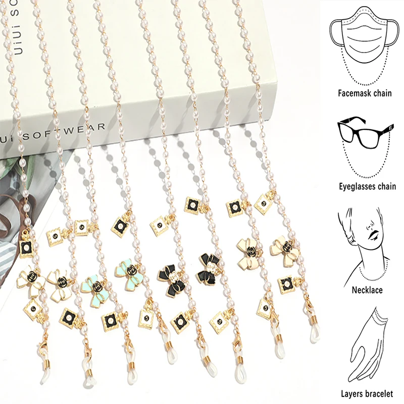 Vintage Glasses Chain for Women Anti-lost Mask Lanyard Sunglasses Strap Holder Neck Cord Eyewear Chain Jewelry Gift for Students
Vintage Glasses Chain for Women Anti-lost Mask Lanyard Sunglasses Strap Holder Neck Cord Eyewear Chain Jewelry Gift for Students