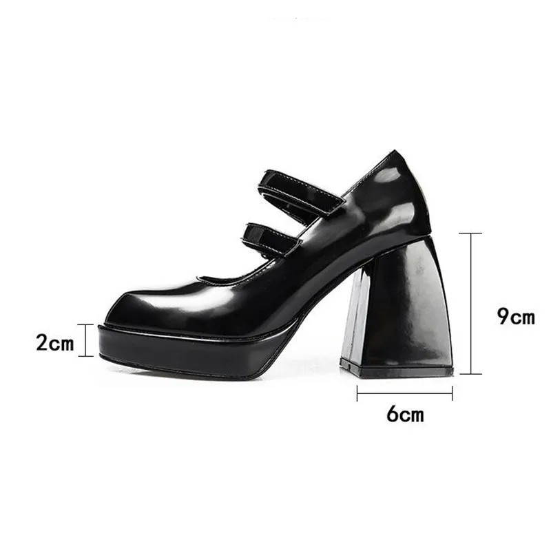 Women Thick Heels 2022 New Retro Thick Bottom Mary Jane Shoes Waterproof Platform Square Head Shallow Mouth 9CM Heel Height
Women Thick Heels 2022 New Retro Thick Bottom Mary Jane Shoes Waterproof Platform Square Head Shallow Mouth 9CM Heel Height